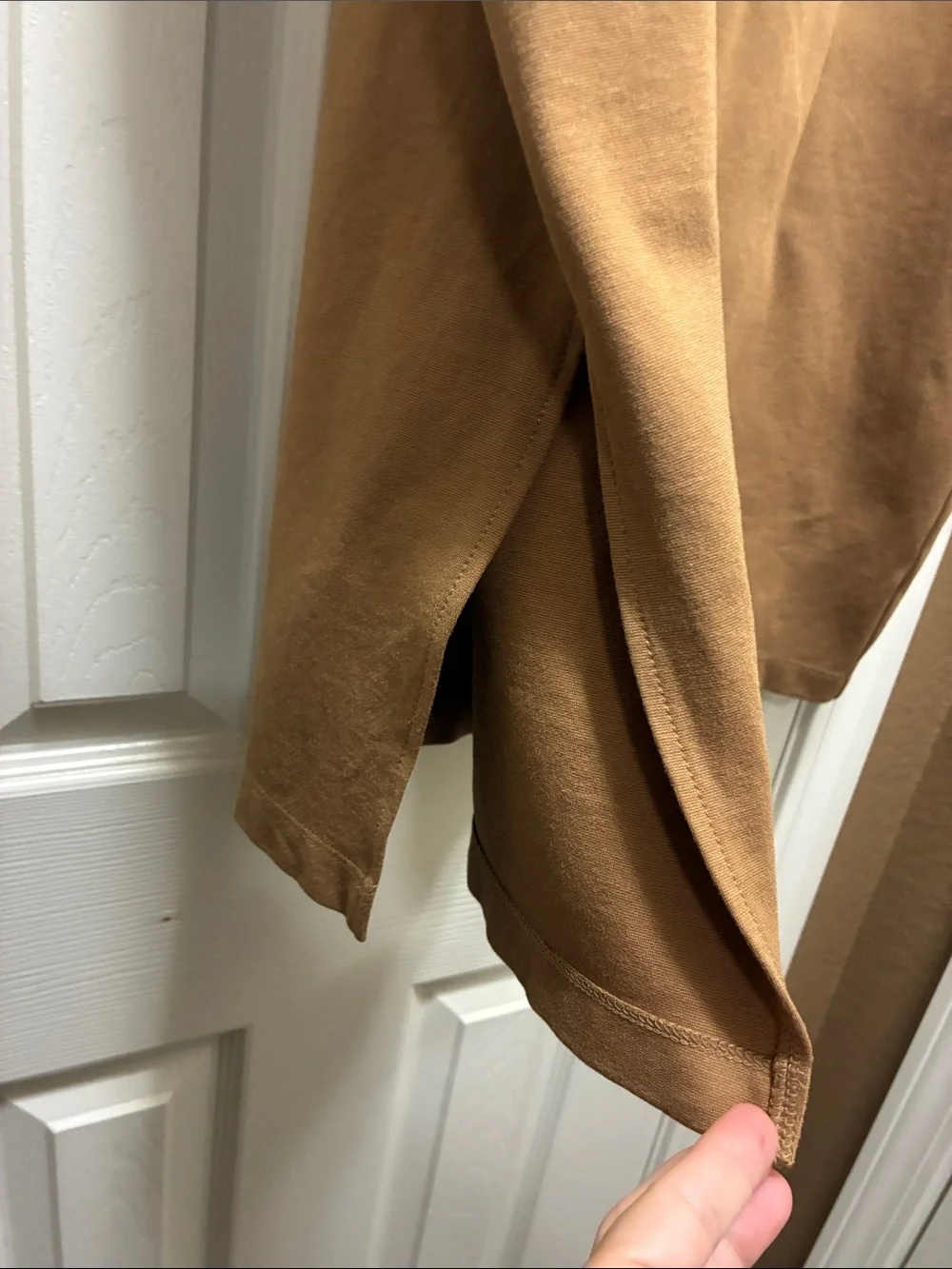 Nine West High-Rise Camel Midi Pencil Skirt